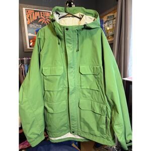 Duluth No Rainer Waterproof Jacket Men’s 2XL EUC Green